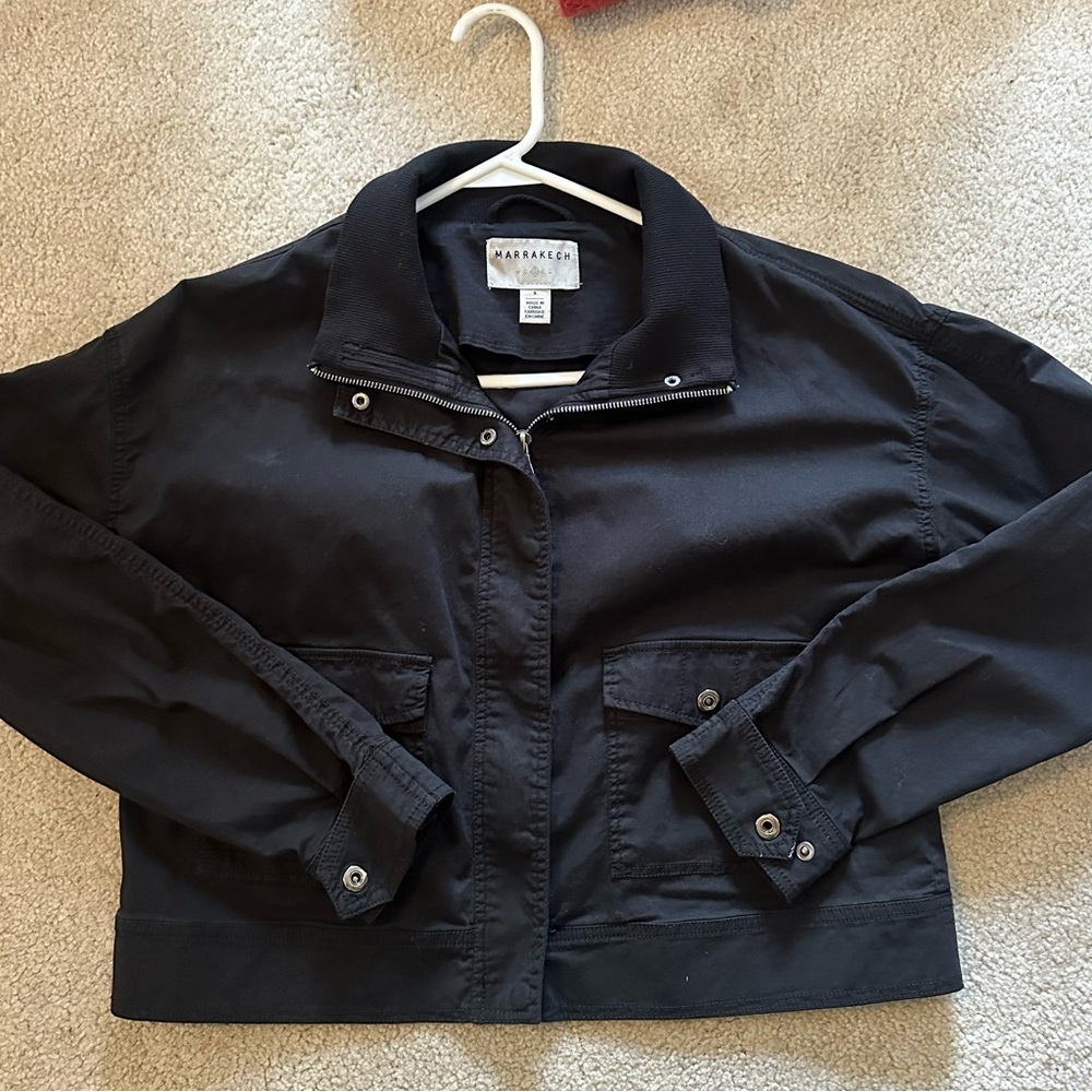 Marrakech Black jacket- Anthropologie